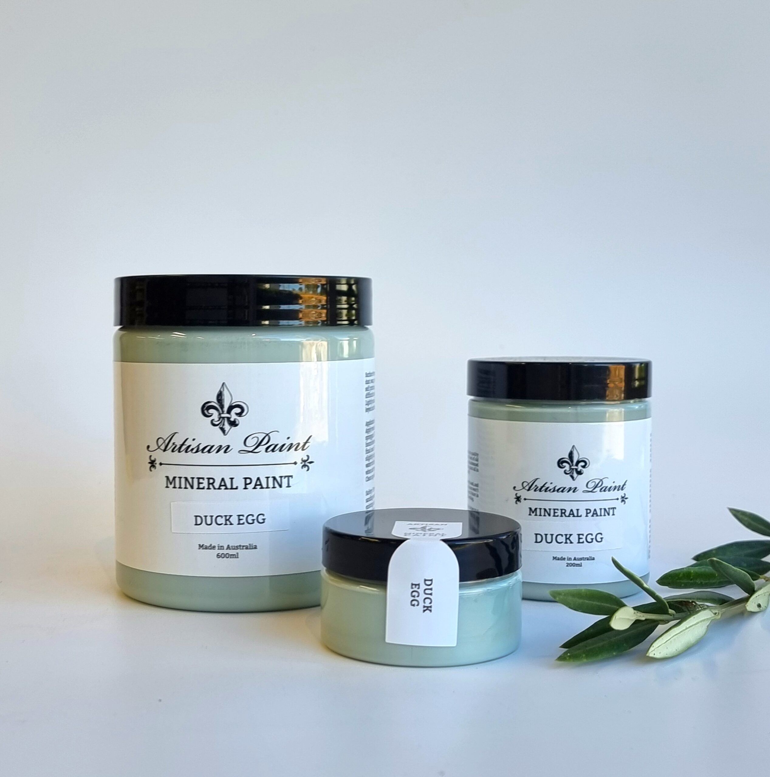 Duck Egg Mineral Pots